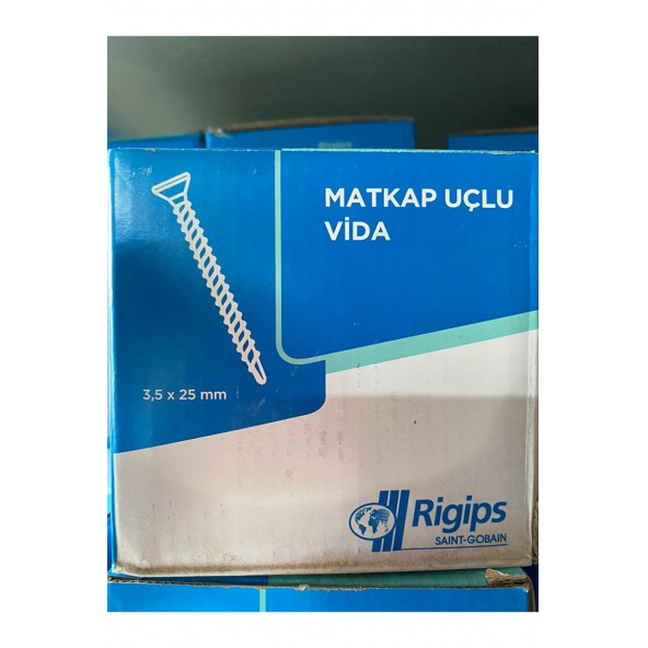 Rigips Matkap Uçlu Vida 3,5 x 2,5 (1000 adet)