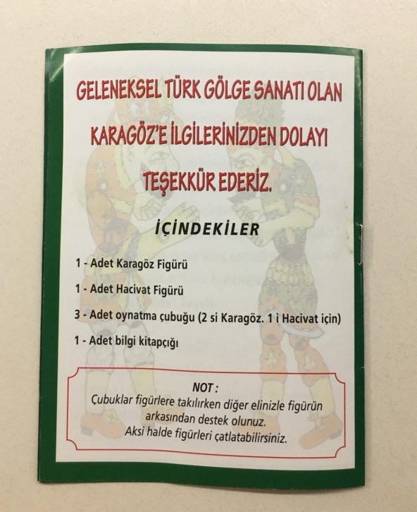 Hacivat - Karagöz PVC Oyuncak Seti - 6