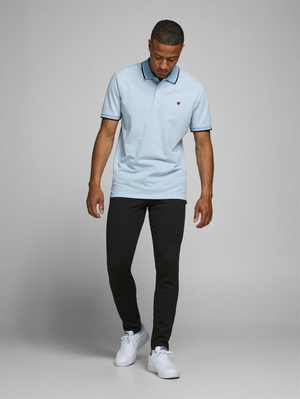 JACK JONES Erkek Marco Dar Kesim Siyah Renk Chino Pantolon 12173623 - 3