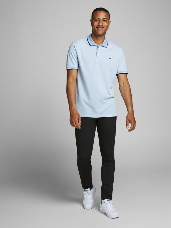 JACK JONES Erkek Marco Dar Kesim Siyah Renk Chino Pantolon 12173623 - 4