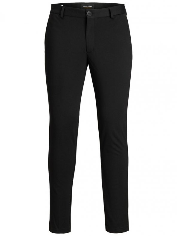 JACK JONES Erkek Marco Dar Kesim Siyah Renk Chino Pantolon 12173623 - 7