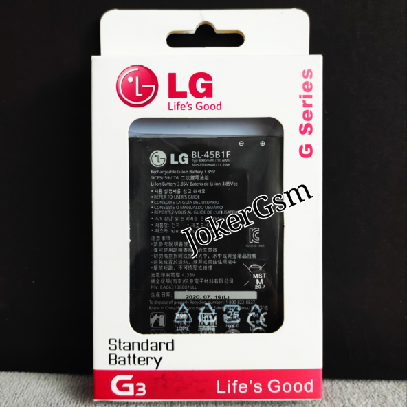 LG V10 Orjinal Batarya Pil V10 BL-45B1F Orjinal Batarya Pil 3000mAh