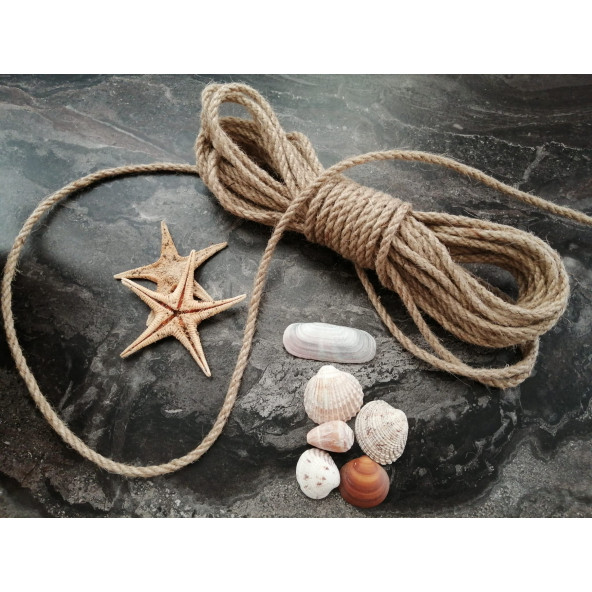 SRP 4 mm 15 metre Doğal Jüt İp Halat Kedi Tırmalama İpi - 2