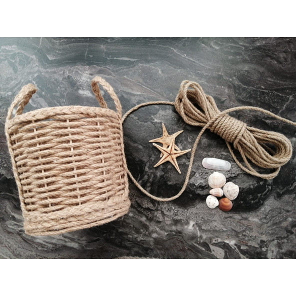 SRP 4 mm 15 metre Doğal Jüt İp Halat Kedi Tırmalama İpi - 3