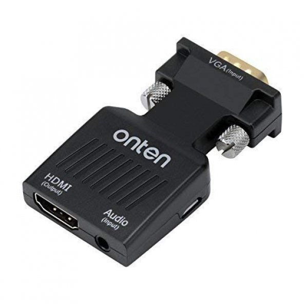 Onten OTN-7557 1080P Hdmi to Vga Ses Çıkışlı Dönüştürücü Kablo