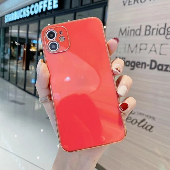 TPU Glossy Yumuşak Kamera Korumalı Cep Telefonu Kılıfı - Resim 7