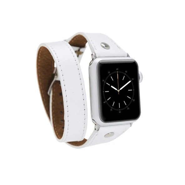 Apple Watch Uyumlu Deri Kordon 38-40-41mm Slim DTST F3
