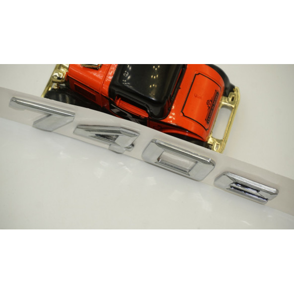 Bmw 740e Bagaj Krom Metal 3M 3D Yazı Logo - Resim 5