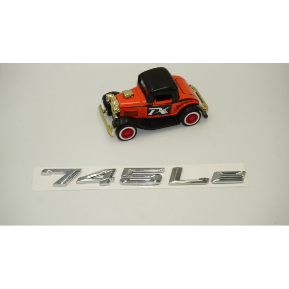 Bmw 745Le Bagaj Krom Metal 3M 3D Yazı Logo - 2