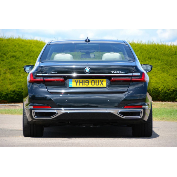 Bmw 745Le Bagaj Krom Metal 3M 3D Yazı Logo - 7