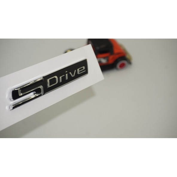 Bmw S Drive Yeni Nesil Krom Metal Bagaj Logo 3M 3D Orjinal Ürün