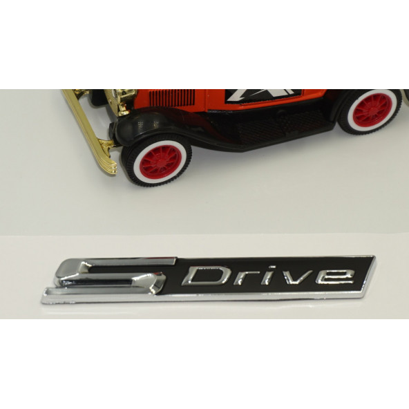 Bmw S Drive Yeni Nesil Krom Metal Bagaj Logo 3M 3D Orjinal Ürün - 4
