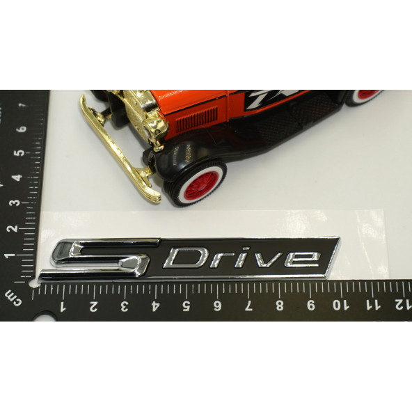 Bmw S Drive Yeni Nesil Krom Metal Bagaj Logo 3M 3D Orjinal Ürün - 6
