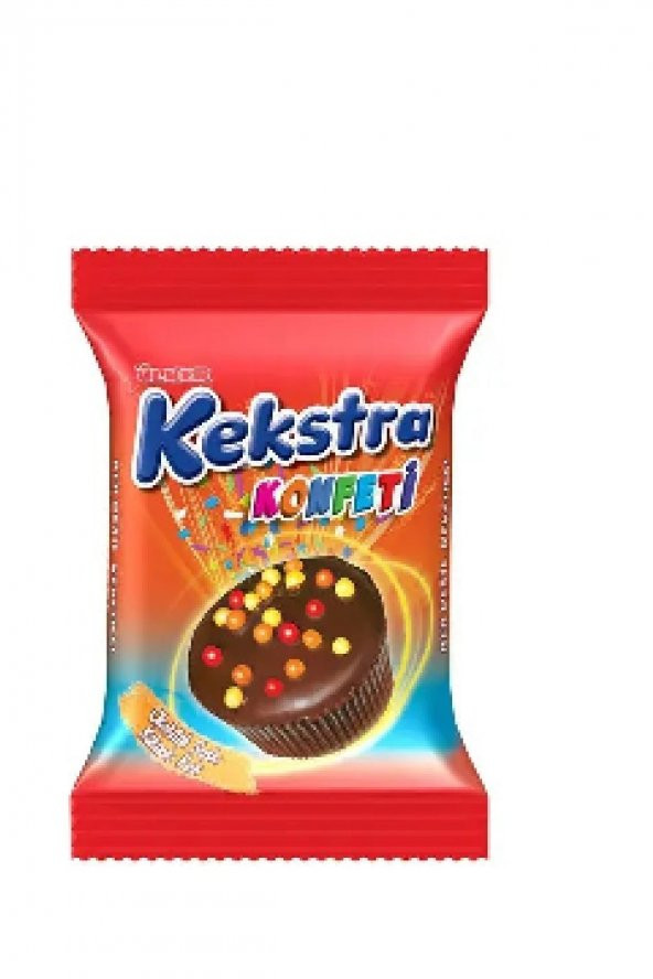 Kekstra Konfeti Muffin Kakaolu Kek 38 gr