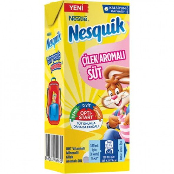 Nesquik Çilek Aromalı Süt 180 ml