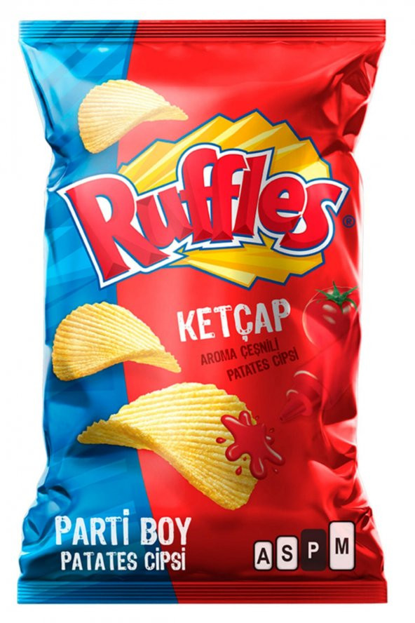 RUFFLES Ketçaplı Parti 150 Gr