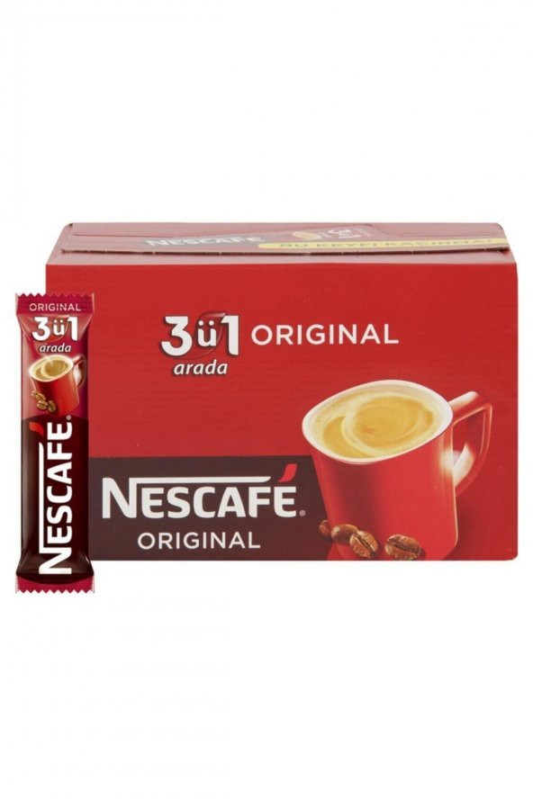 NESCAFE 3ü 1 Arada 18 Gr x 48