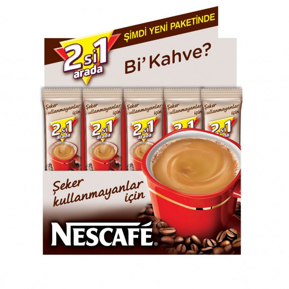 NESCAFE 2 +1 Şekersiz Kahve 10 gr