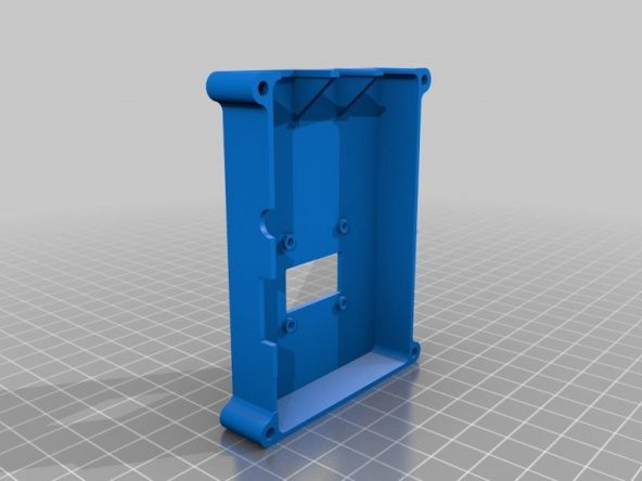 Din-Raylı Klipsli Raspberry Pi Oled Kutu Kılıf Plastik Aparat - 4