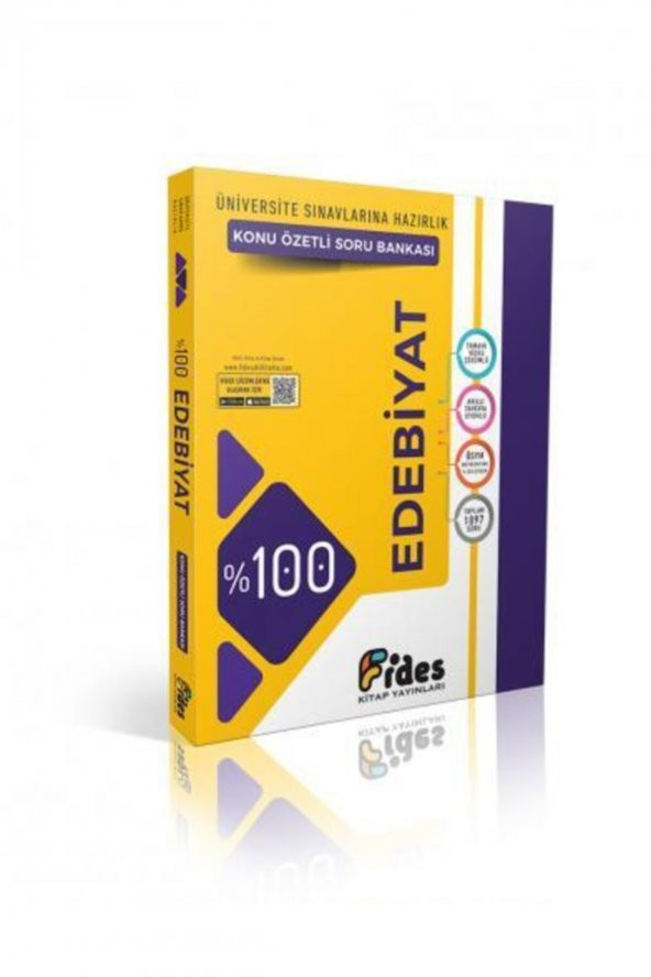 Fides 100 Ösym Soru Tipleriyle Edebiyat Konu Özetli Soru Bankası