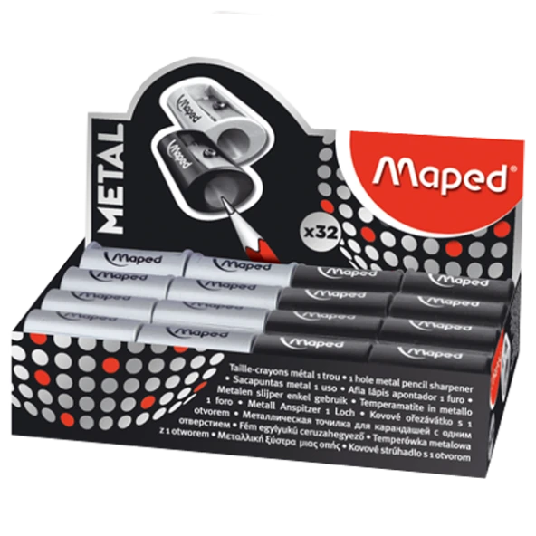 Maped Öğrenci Kalemtraşı Metal 32 Lİ 534019-32-LI-PKT