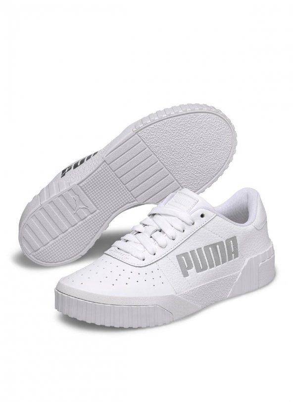 Puma 37284701 Cali Logo Metal Wns Lifestyle kadın spor ayakkabı beyaz 37284701 (B-154)