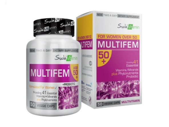 Suda Vitamin Multifem 50+ 50 Kapsül