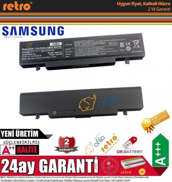 Samsung NT-R439, NT-R440, NT-R45 Notebook Bataryası - Laptop Pili (Retro) - Resim 3