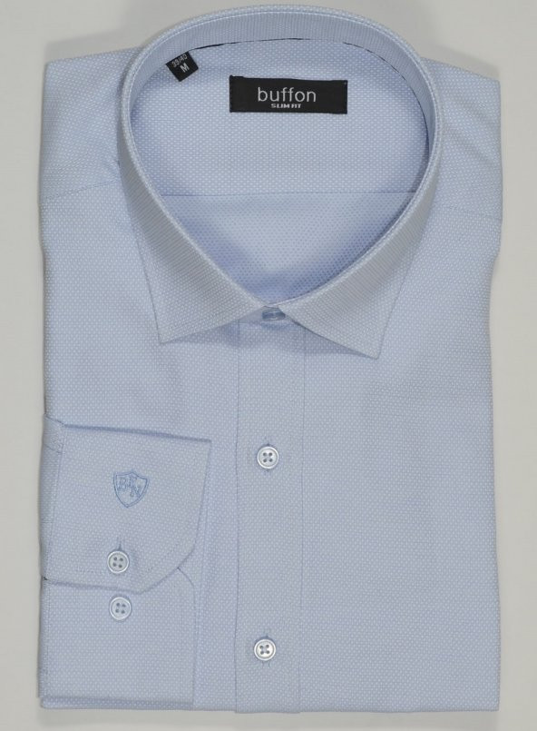 Buffon 1261 Erkek Uzun Kollu Slim Fit Gömlek