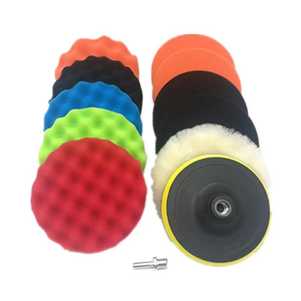Valkyrie 12 Parça 10cm Büyük Boy Oto Pasta Cila Polisaj Seti - 4