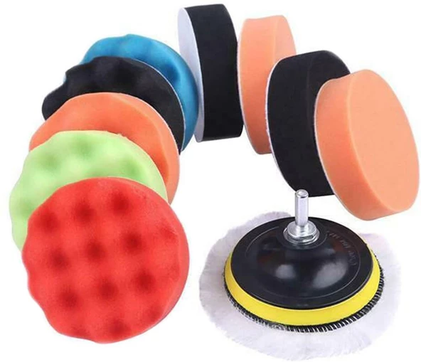 Valkyrie 12 Parça 10cm Büyük Boy Oto Pasta Cila Polisaj Seti - 2