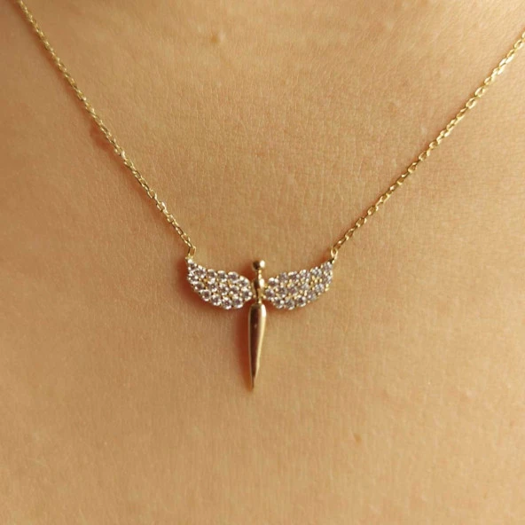 Altın melek kolye 1.85 gram - 2