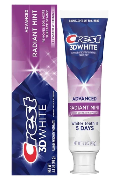 PTTAVM: Crest 3D White Advanced Radiant Mint Diş Macunu 93 GR