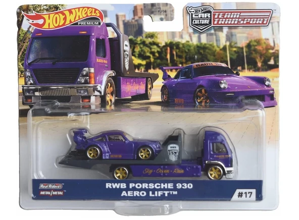 PTTAVM: Hot Wheels Premium Team Transport #17 RWB Porsche 930 Aero