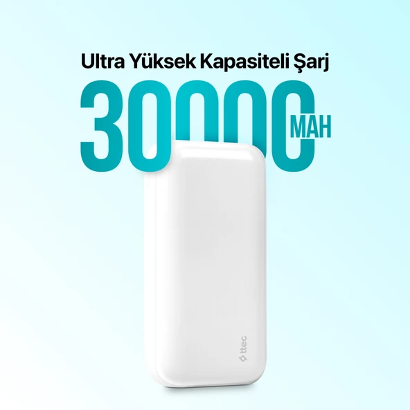 ttec ReCharger Ultra 30.000 mAh Taşınabilir Şarj Aleti / Powerbank - Resim 7