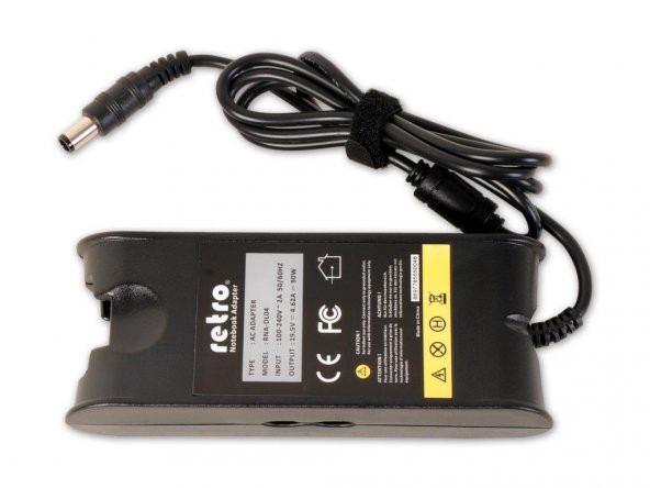 Dell inspiron 13R (N3010),14 (1440) Şarj Adaptörü (19.5V 4.62A 90W - 7.4*5.5mm) - 5