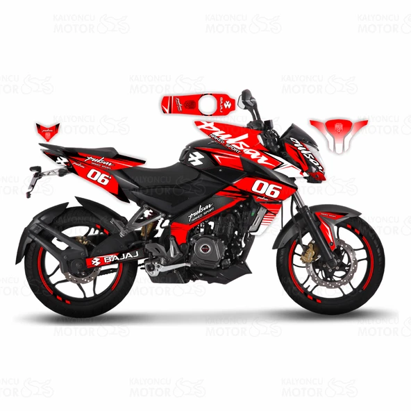 Bajaj Pulsar 200 NS Sport Design Sticker Set
