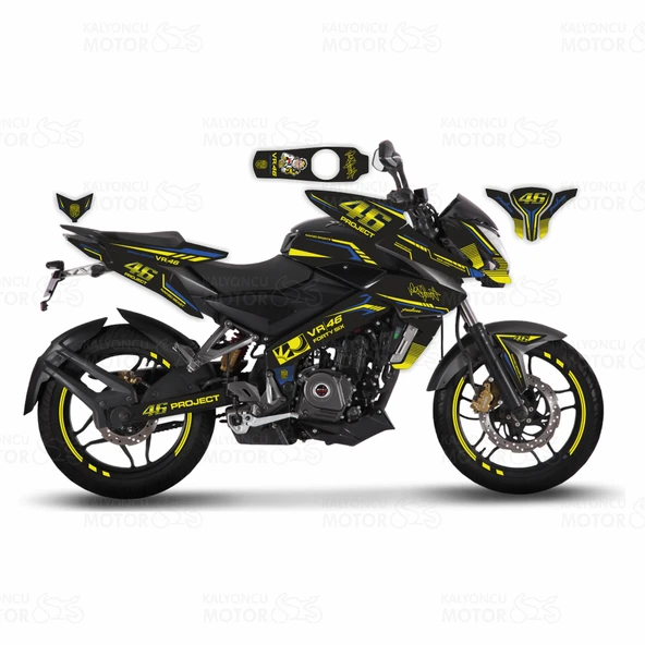Bajaj Pulsar 200 NS 46 Project Carbon Desing Sticker Set