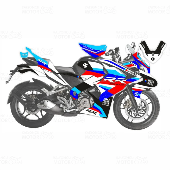 Bajaj Pulsar RS 200 Race RR Sticker Set