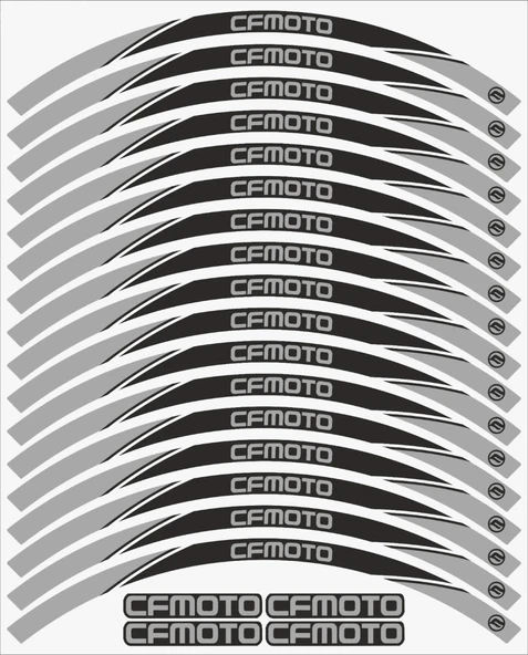CF MOTO 250 NK Jant Şeridi Gri ürün görseli