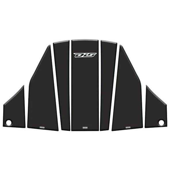 Honda Dio 110 Tank Pad 7 Parça Siyah 006 ürün görseli