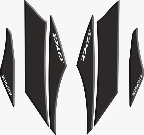 Honda Dio 110 Yan Pad Set 6 Parça Siyah ürün görseli