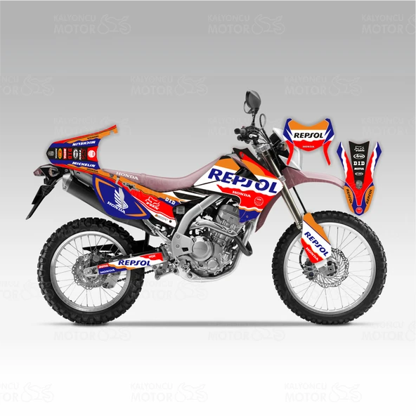 Honda CRF 250 L Repsol Design Sticker Set