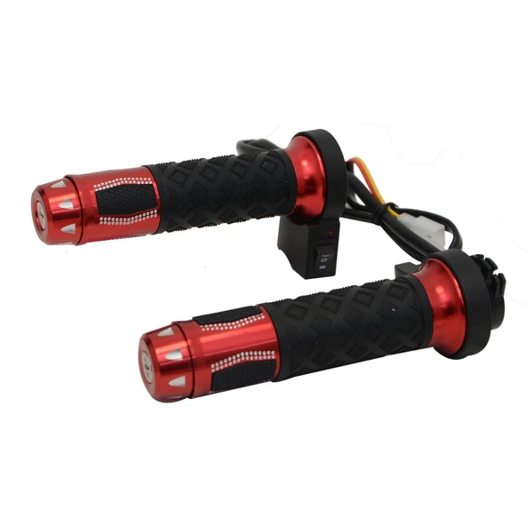 Motosiklet Elcik Isıtma 2 Kademeli Kırmızı ürün görseli