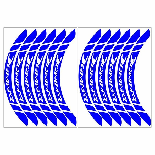 Bajaj Dominar Jant Şeridi Reflektörlü Mavi ürün görseli