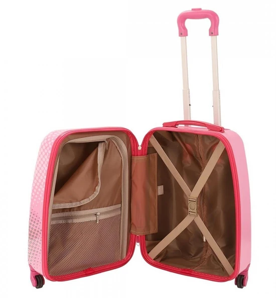 Çocuk Valizi Pembe Kedi Baskılı 8683255010066 - 4