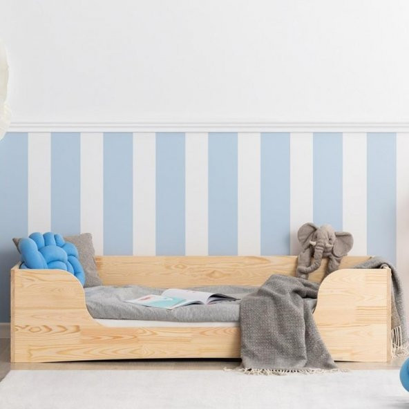 Markaawm Montessori Karyola Ahşap Çam Yatak Çocuk Beşik