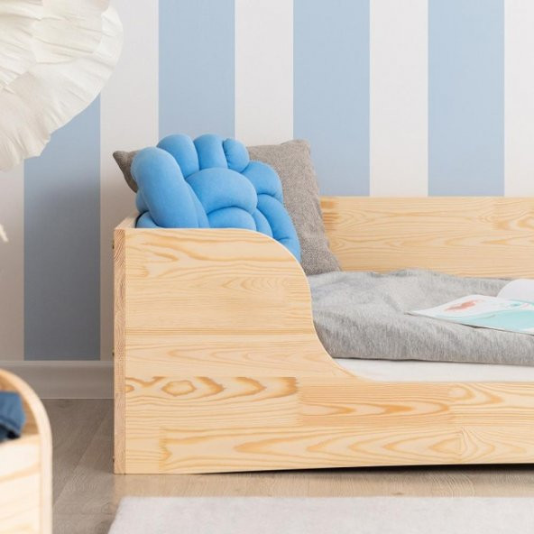 Markaawm Montessori Karyola Ahşap Çam Yatak Çocuk Beşik - 3