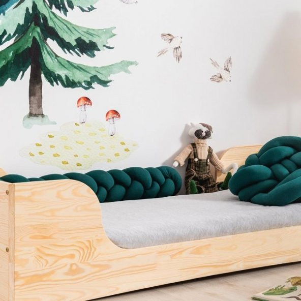 Markaawm Montessori Yatak Ahşap Bebek Karyola Çocuk Yatak - 2