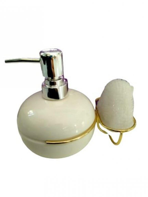 Acar Süngerli Sıvı Sabunluk BANS-009681-Krem